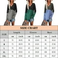 thumbnail image 3 of SWQZVT Women Color Block Tunic Tops Fashion Long Sleeve Tshirts V Neck Casual Fall Loose Fit Blouse Blue Tee, 3 of 3
