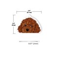 thumbnail image 3 of WIRESTER Set of 2pcs Acrylic Ready to Hang Ornament, Hanging Ornaments for Christmas Tree Holidays Party Home Office Xmas Tree Decoration Gift - Brown Toy Poodle & Black Toy Poodle, 3 of 7