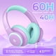 thumbnail image 3 of Auriculares inalámbricos con cancelación de ruido iClever BTH26 para niños, 3 of 7