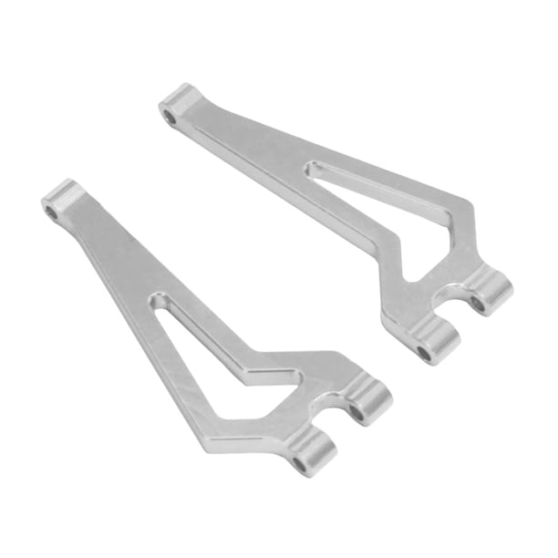 Brazo oscilante trasero superior para coche RC, modificado, multiusos, de aleación de aluminio, fácil de instalar Plata