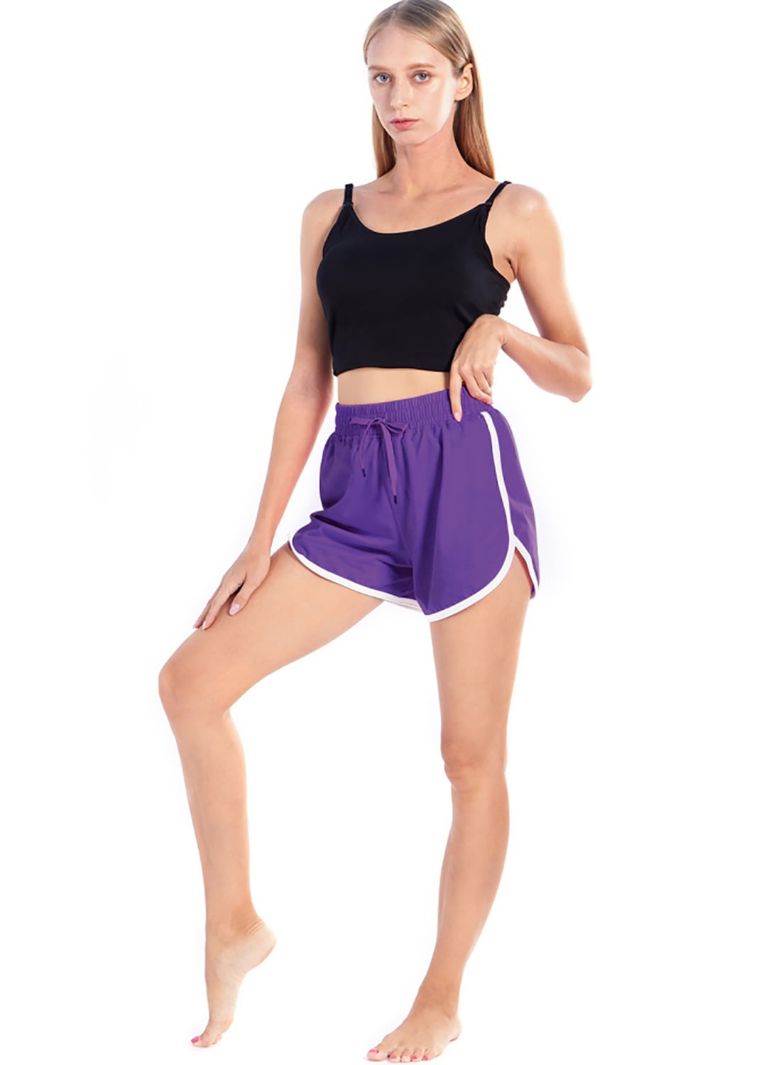 Beauty_yoyo Dolphin Shorts for Teen Girls & Women Cotton Running Gym  Workout Yoga Sport Performance Short with Pockets at  Women's  Clothing store