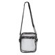 thumbnail image 1 of Bolso de hombro ajustable transparente de PVC, bandolera transparente impermeable con cremallera para cargadores, carteras, llaves, gafas de sol, 1 of 14