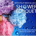thumbnail image 3 of Juego de esponjas de baño Loofah, ramo de 60 g, puf (paquete de 4), 3 of 8