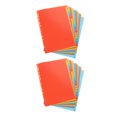 thumbnail image 4 of Miangastore 2 Sets A4 11-Hole Plastic Index Dividers for Quick File Organization A4 Binder Divider File Divider Subject Divider For Binder Notebook, 4 of 8