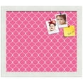 thumbnail image 2 of PinPix 14x12 Custom Cork Bulletin Board Pink Chain Poster Board Has a Fabric Style Canvas Finish, Framed in Pink Chain, by ArtToFrames (PinPix-578), 2 of 6