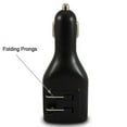 thumbnail image 5 of 2-Port USB Car Home Charger for Galaxy J7/J5/J3/J2/J1 - 2-in-1 Power Adapter DC Socket Wall AC Plug Folding Prongs Combo Black E6G Compatible With Samsung Galaxy J7/J5/J3/J2/J1, 5 of 7