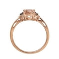 thumbnail image 5 of Gin & Grace 10KT RG Genuine Morganite and diamond accent Ring, 5 of 5