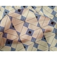 thumbnail image 4 of oneOone Silk Tabby Fabric Diamond Geometric Print Fabric BTY 42 Inch Wide, 4 of 4