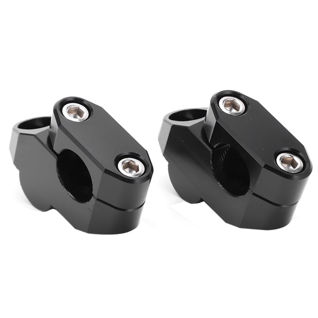 Pince Rehausseur de Guidon 22mm / 7/8 Po, Pinces Rehausseurs de Guidon de Moto en Alliage d'Aluminium CNC Accessoire Universel de Modification de Moto