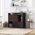 thumbnail image 5 of Euroco Multifuctional Storage Cabinet, Buffet Sideboard Cabinet with Drawer, Corner Cabinet for 44''H Window decor, Livingroom, Hallway, Entryway, Kitchen & Office, 5 of 9
