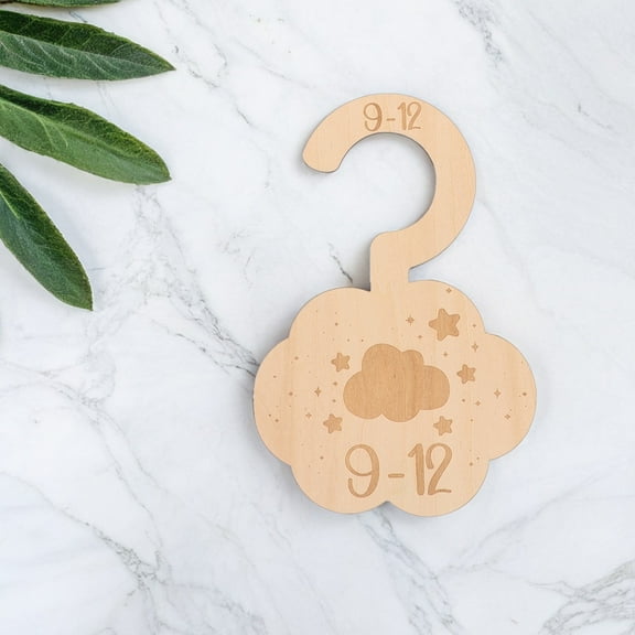 PBPBOX Newborn Closet Dividers Light Brown 14Pcs