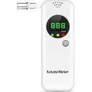 Ketone Meter Analyzer, Acetone Breath Ketosis for Self-Ketosis Checking with 10pcs Mouthpieces