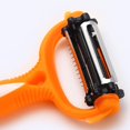 thumbnail image 2 of Bearachild Multifuncional 360 grados rotatorio cocina vegetal fruta patata zanahoria pelador rallador nabo cortador rebanador melón Gadget Cocina y Comedor Naranja Bearachild JJ14763-02B, 2 of 6