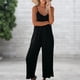 thumbnail image 4 of Monos De Tirantes Finos Body de mujer Loungewear transpirable sin mangas con bolsillos Street Style Casual (Black L) Cgtredaw Negro L para Mujer, 4 of 6