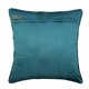 thumbnail image 3 of Funda de almohada con cremallera, decorativa, azul, para sofá, 35 x 35 cm (14 x 14 pulgadas), con bordado de jacquard de seda y cheurón., 3 of 5