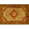 thumbnail image 1 of Ahgly Company Indoor Rectangle Medallion Yellow Traditional Area Rugs, 5' x 7', 1 of 4