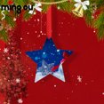 thumbnail image 2 of 2023 Adornos navideños Sublimación Adornos navideños de aluminio de metal en blanco, 2 of 4