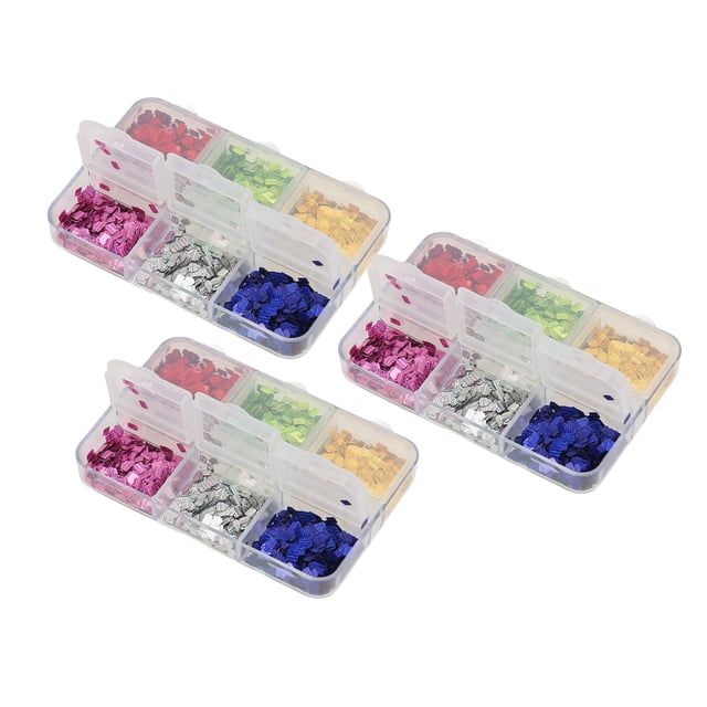 Pegatinas para decoración de uñas, purpurina para decoración de uñas, múltiples lentejuelas con purpurina para uñas, lentejuelas con purpurina para decoración de uñas, diseñadas a medida