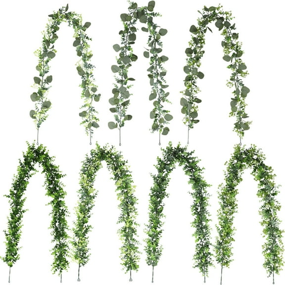 70 inches Fake Vines for Room Decor Artificial Ivy Garland with Clip Green Flowers Hanging Plants Faux Greenery Leaves Bedroom Aesthetic Decor for Home Garden Wall Wedding