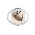 thumbnail image 1 of Horned Rhinoceros Ear Body Mirror Portable Fold Hand Makeup Double Side Glasses, 1 of 3