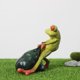 thumbnail image 4 of Adorno de escritorio con forma de rana divertida Decoración de resina para el escritorio del hogar Escultura única de rana tirando de una bolsa Figura adorable Idea, 4 of 7