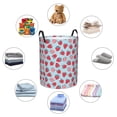 thumbnail image 6 of Goofa Strawberries Printed Circular Hamper,Laundry Basket with Handles,Storage Baskets Foldable,Large Capacity Laundry Hamper-Medium, 6 of 8