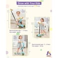 thumbnail image 3 of Scooter / Triciclo Evolutivo 5 en 1 de Equilibrio para Niños, Patinete Multifuncional Convertible con Asiento Desmontable, Guía y Luz LED, Color Azul, 3 of 6