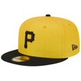 thumbnail image 1 of Men's New Era Gold/Black Pittsburgh Pirates 2023 City Connect 59FIFTY Fitted Hat, 1 of 6