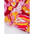 thumbnail image 4 of Moggemol Robe d'Été Décontractée pour Filles avec Collier, Imprimé Floral Bohème, Robe Soleil, Tenue de Plage pour les Vacances, Rouge 150, 4 of 6