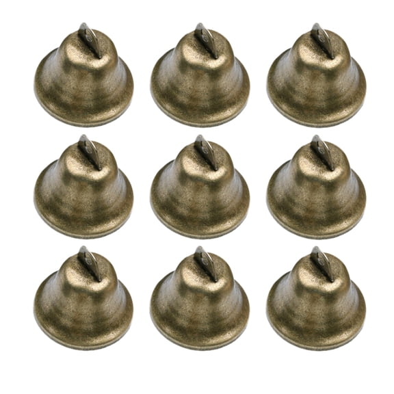18 Pieces Craft Metal Bells Hanging Pendants for Christmas Party Decorations and Holiday Ornament Making