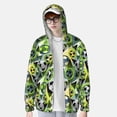 thumbnail image 4 of Sigee Football Doodle Print UPF50+ Men's Sun Protection Hoodie Shirt SPF UV Shirt Long Sleeve Fishing Outdoor Lightweight, S-3XL, 4 of 9