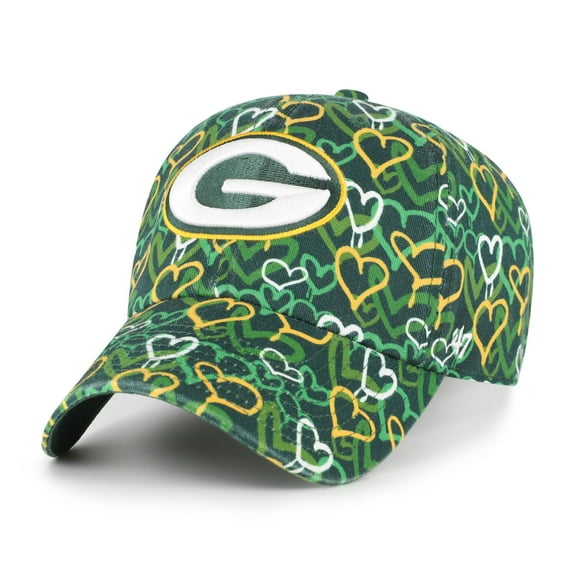 Girls Toddler '47 Green Green Bay Packers Mural Clean Up Adjustable Hat