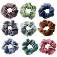 thumbnail image 1 of a refined and engaging product description for your **9pcs Ties For Women Stylish Ponytail Holders, Soft Elastic Hair Rings**:\n\n \n\n✨ **9 Pack Stylish, 1 of 1