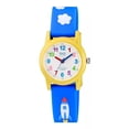 thumbnail image 5 of Reloj Infantil Para Niño Q & Q Cohete Análogo Vr99j003y Color de la correa Azul Color del bisel Amarillo Color del fondo Blanco, 5 of 5
