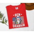 thumbnail image 2 of Moonlight Apparel 4th of July Ben Drankin Multicolor T-Shirt Funny Patriotic Graphic Tee for Men & Women American Flag USA Shirt for Independence Day, BBQs & Summer Parties, 2 of 6