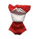 thumbnail image 1 of Ropa para figuras de acción 1/12: Top corto y pantalones cortos para muñecas. Accesorios en miniatura. Rojo, 1 of 9