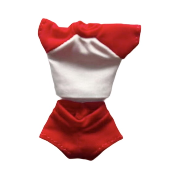 MERIGLARE 1/12 Action Figure Clothes Clothing Set Accessories Stylish Miniature Casual Red