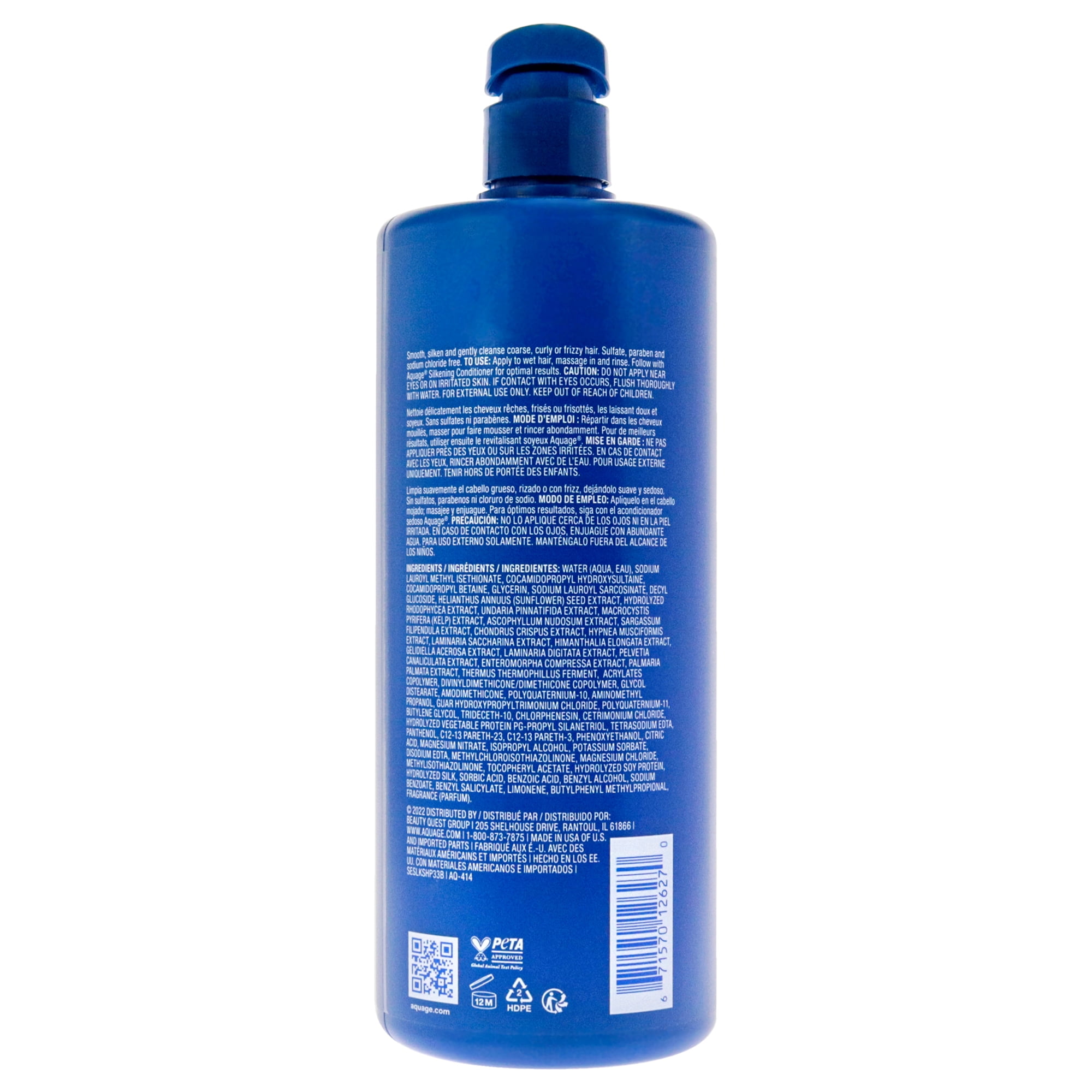 Aquage Seaextend Ultimate Colorcare with Thermal-V Silkening Shampoo - 33.8 oz Shampoo