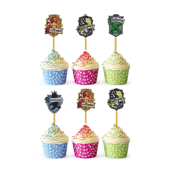 Happy Choice 24x Cupcake Topper Picks (Harry P House)