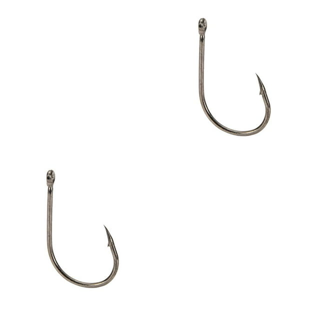 Justharion 100 Pcs Hameçons de Pêche Professionnels Simples Accessoires Hameçons en Acier à Haute Teneur en Carbone pour Utilisation Extérieure 5, 100 Pcs 2Ensemble
