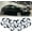 White Lacquer & Black Lacquer, variant on 15 inch Hubcap,2013-2015 Civic Sedan Style Wheel Cover,5 Spoke Style aftermarket replacement for 44733-TR3-A00,Black Lacquer 4PCS