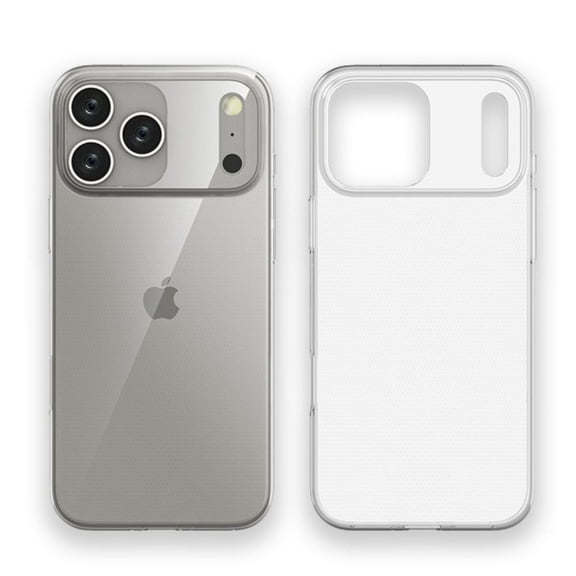 iPhone 17 Pro Max Clear Armor Hybrid Transparent Shockproof Protective Case