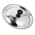 thumbnail image 2 of CoudarTitie Stainless Steel Lid for Pans, Pots and Pans, Easy to Clean, Portable, Universal, 26cm, 2 of 9