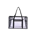 thumbnail image 2 of Waterproof Clear Beach Bag with Zipper Large Jelly Tote for Women Travel Pool Cruise and Beach Vacation Use, 2 of 6