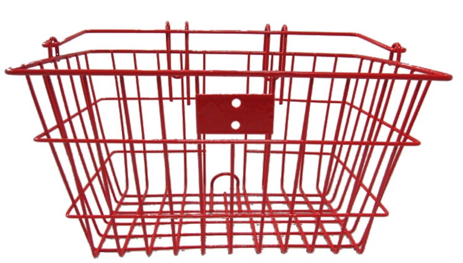Sunlite Lift-Off Front Basket Red Steel 14.5x8.5x7`