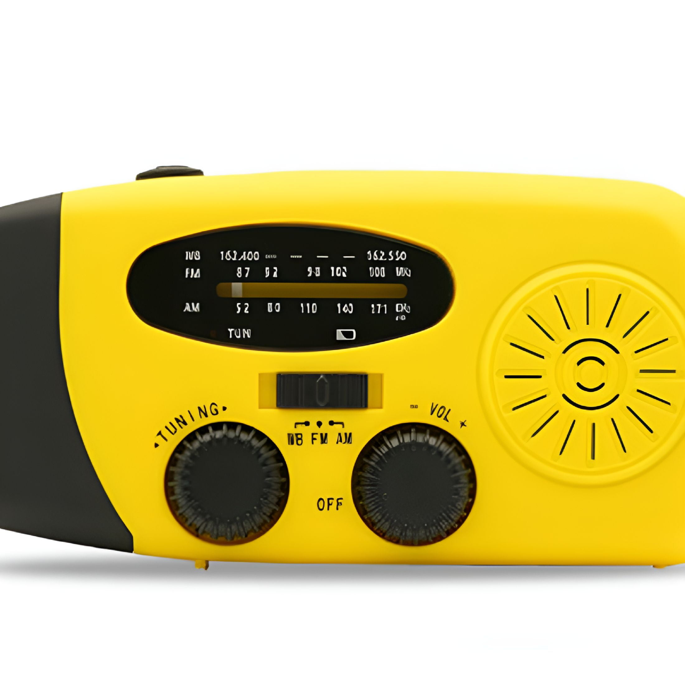 GJX 2026 New Emergency Solar Hand Crank Dynamo Weather Radio Led Flashlight Charger for Camping,Hiking,Emergency,Travel,Outdoor