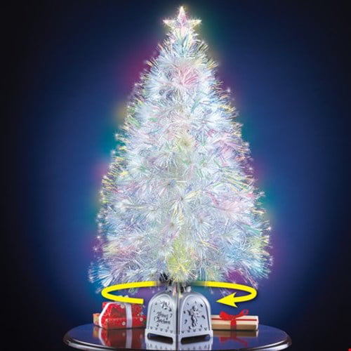 White Fiber Optic Christmas Tree - www.inf-inet.com