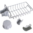 Sink Organizer, Stainless Steel Faucet Storage Rack Sponge Holder for ...