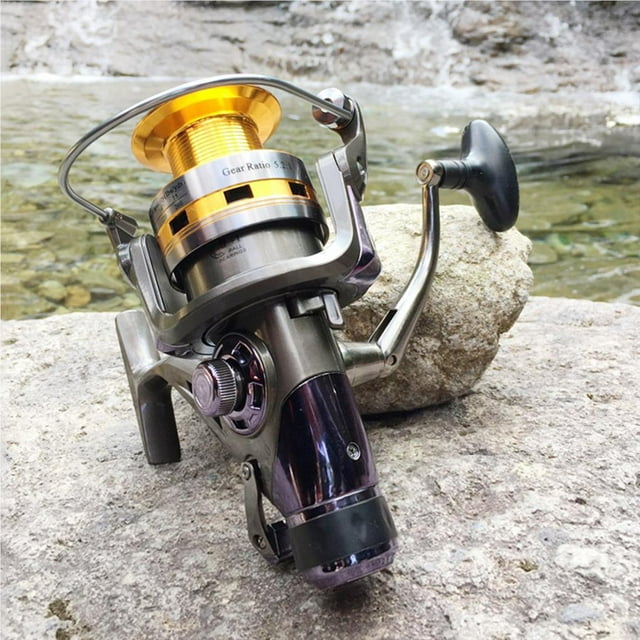 stanreset 9+1BB Moulinet de Pêche Interchangeable Gauche/droite Double Drag Métal No.1