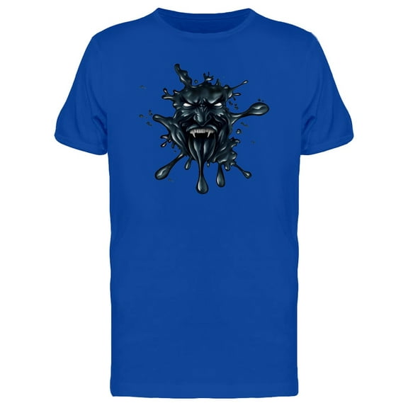 Scary Oil Spill Splash T-Shirt Men -Image by Shutterstock, Male XX-Large